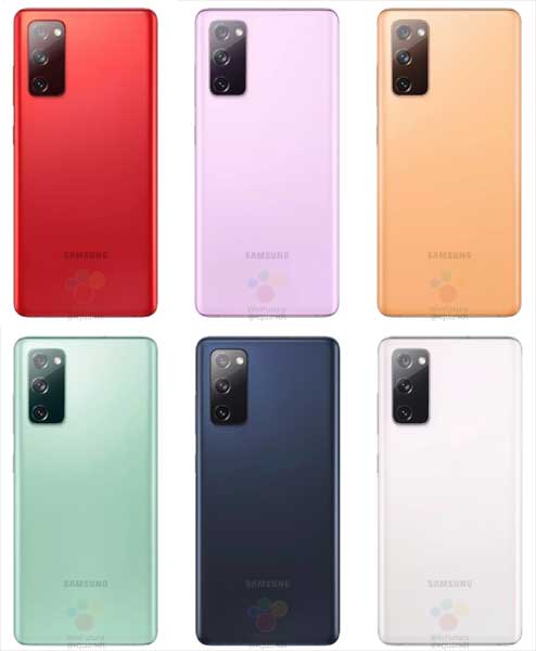 Samsung Galaxy S20 Fan Edition Color