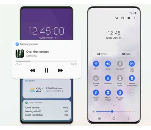 Samsung One UI Widget