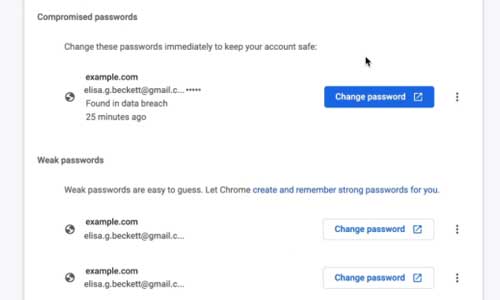 Google Chrome 88 密碼管理