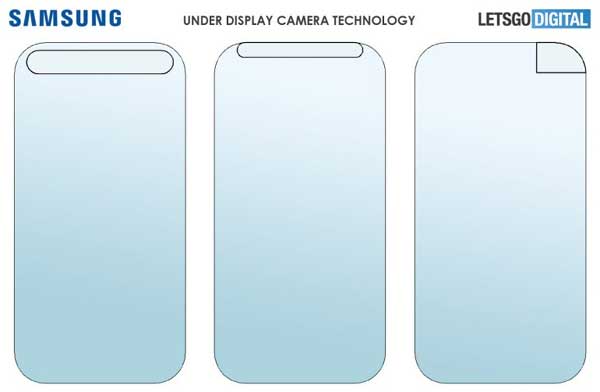 Samsung 正在研发 Under Display Camera