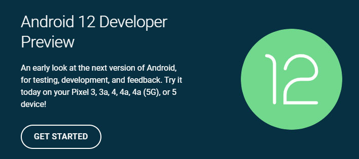 Android 12 Developer Preview