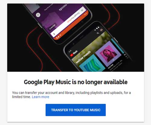 Google Play Music Transfer