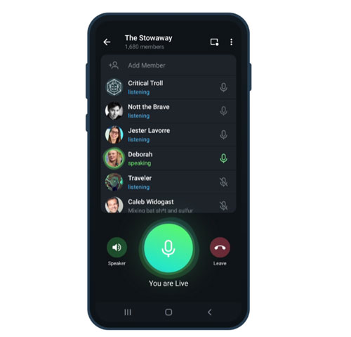 Telegram Voice Chat 2.0