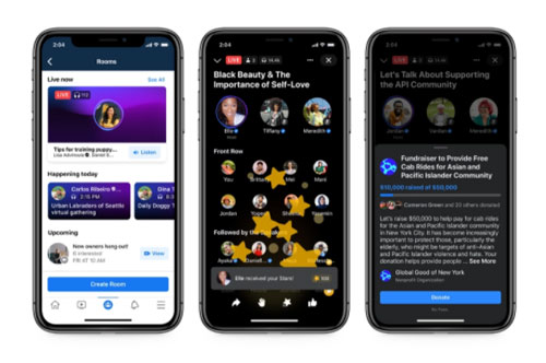 Facebook Live Audio Rooms