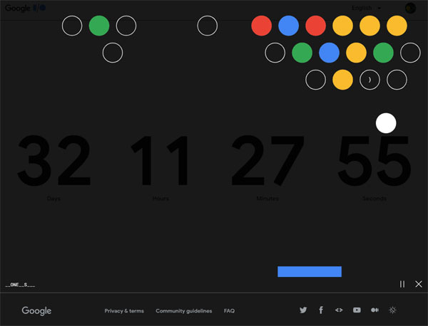 Google I/O Breakout 游戏