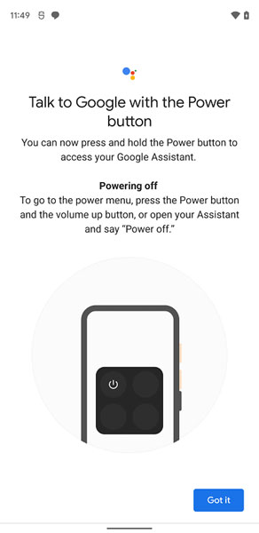 Google Assistant Power Off