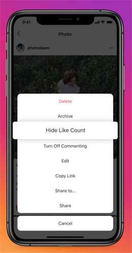 Instagram Hide Like Count