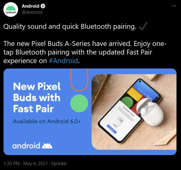 Pixel Buds A 公布