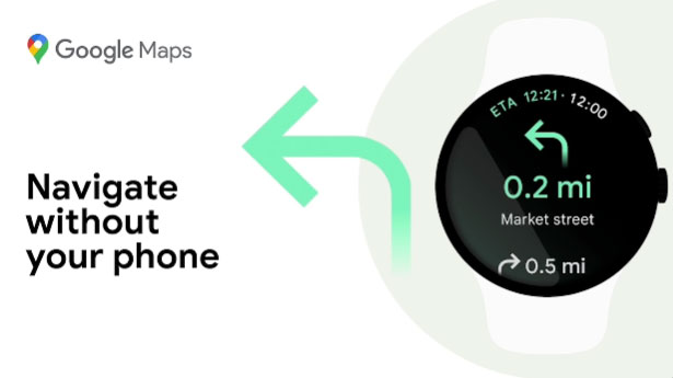 Wear OS Google Maps