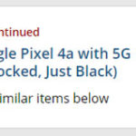 Pixel 4a 5g discontinued