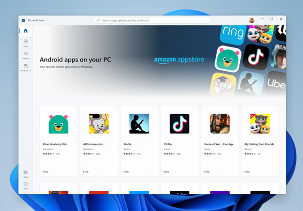 Windows 11 Android Apps