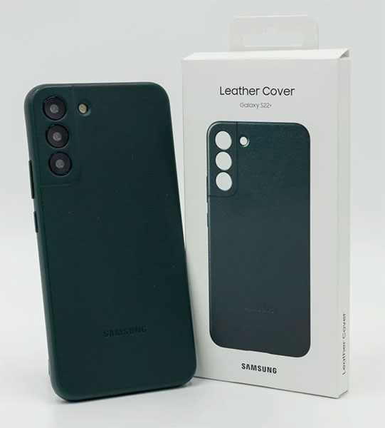 S22+ Leather Cover