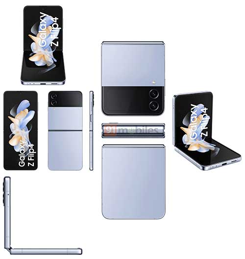 Galaxy Z Flip4 Blue