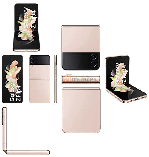 Galaxy Z Flip4 Pink Gold