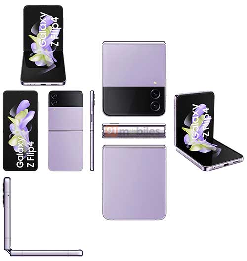 Galaxy Z Flip4 Purple