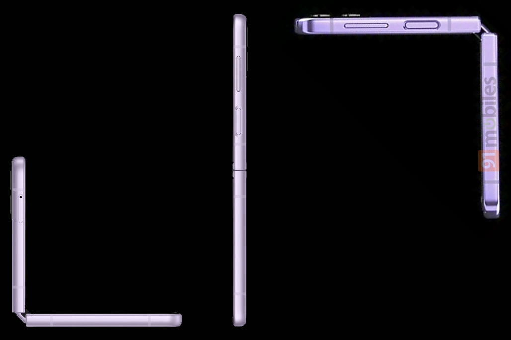 Galaxy Z Flip4 Side View